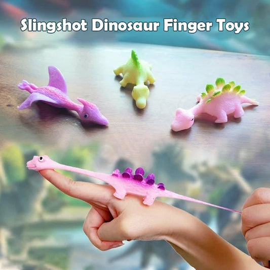 צעצועי אצבע דינוזאור קלע (10 יחידות)