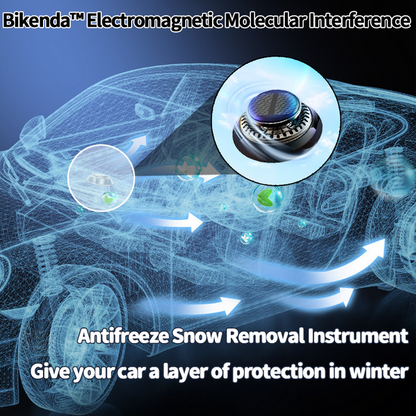 Bikenda™ מכשיר להסרת שלג נגד הפרעות מולקולריות אלקטרומגנטיות - תוצרת ארה"ב