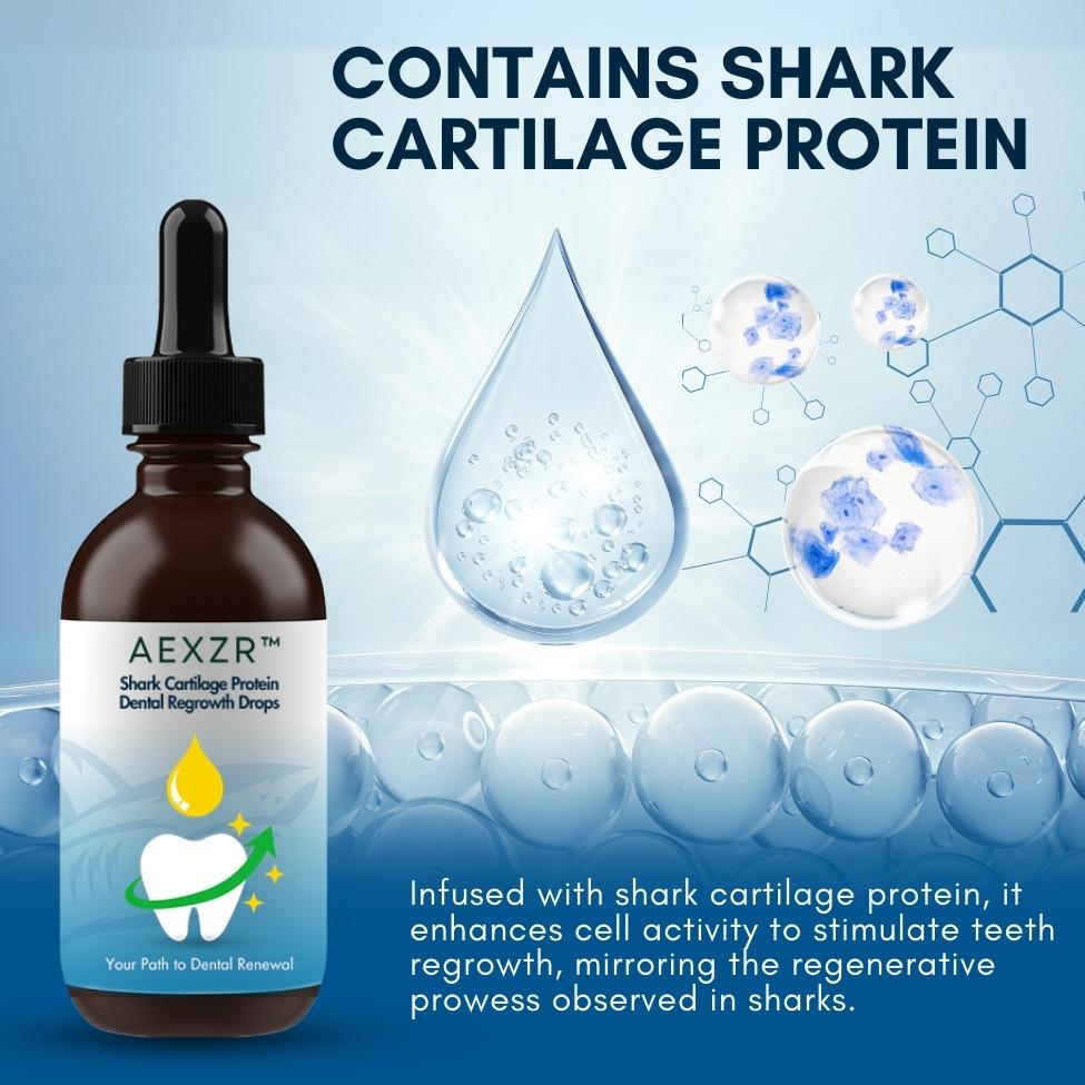 AEXZR™ טיפות צמיחה מחודשת של חלבון סחוס כריש